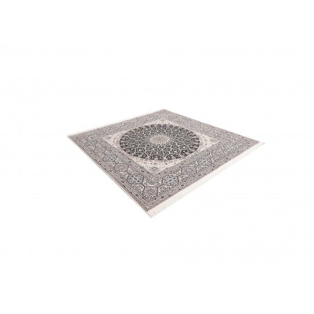 Tappeto Nain 6La Persia bianco grigio 204x206
