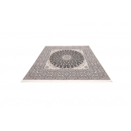 Tappeto Nain 6La Persia bianco grigio 204x206