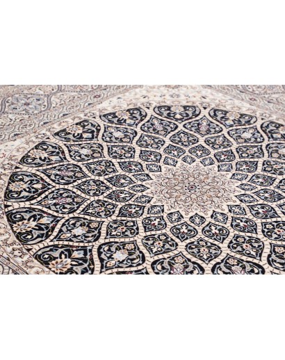 Tappeto Nain 6La Persia bianco grigio 204x206