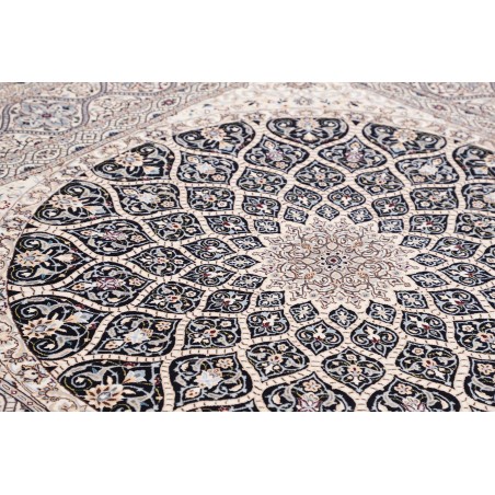 Tappeto Nain 6La Persia bianco grigio 204x206