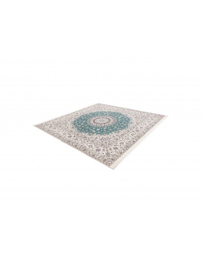 Tappeto Nain 6La Persia bianco grigio 253x248
