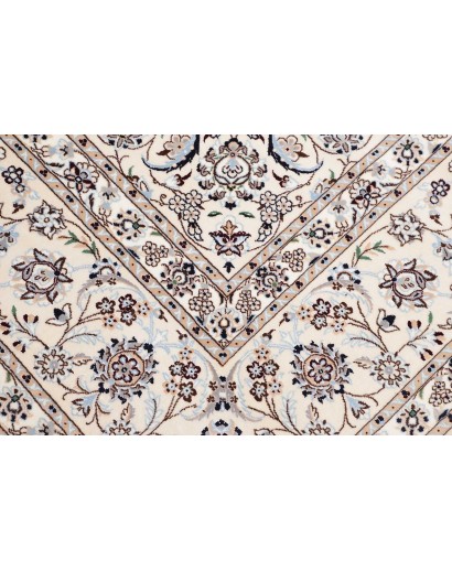 Tappeto Nain 6La Persia bianco grigio 253x248