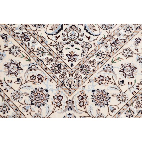 Tappeto Nain 6La Persia bianco grigio 253x248