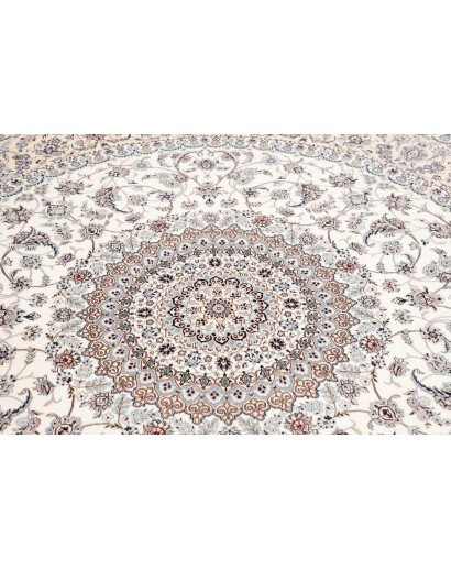 Tappeto Nain 6La Persia bianco 245x245