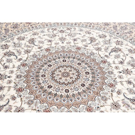 Tappeto Nain 6La Persia bianco 245x245