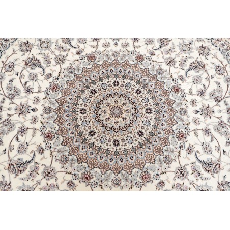 Tappeto Nain 6La Persia bianco 245x245