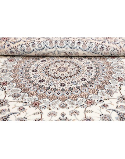 Tappeto Nain 6La Persia bianco 245x245