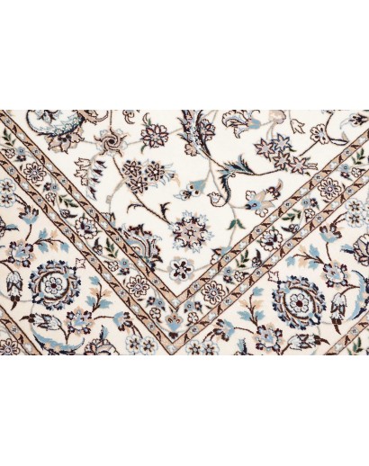 Tappeto Nain 6La Persia bianco grigio 197x250