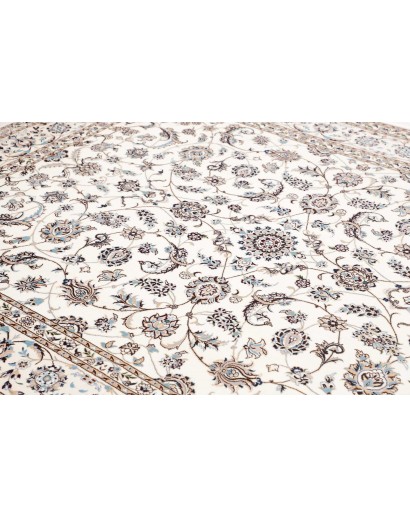 Tappeto Nain 6La Persia bianco grigio 197x250