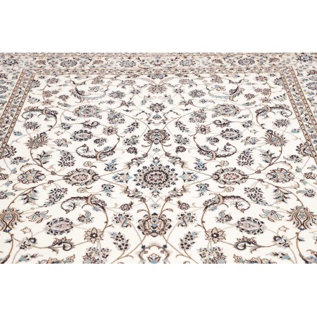 Tappeto Nain 6La Persia bianco grigio 197x250