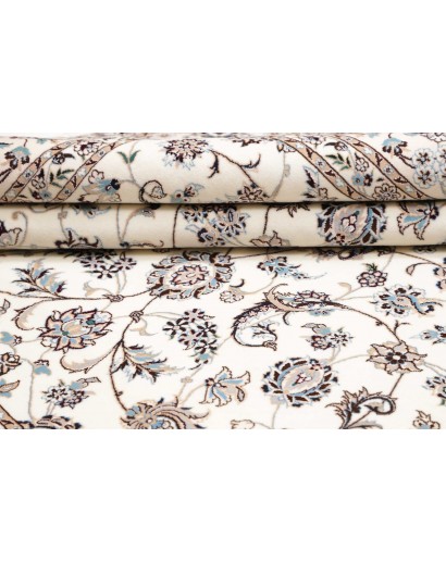 Tappeto Nain 6La Persia bianco grigio 197x250