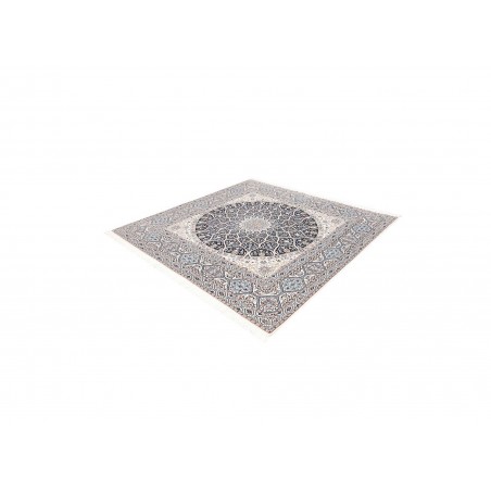 Tappeto Nain 6La Persia bianco grigio 207x205