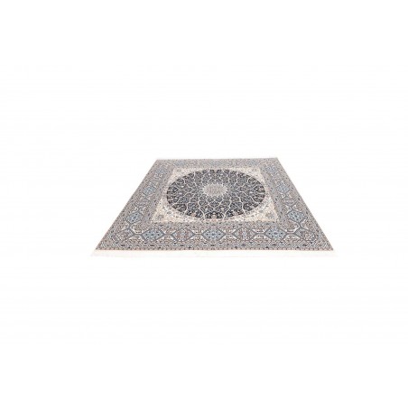 Tappeto Nain 6La Persia bianco grigio 207x205