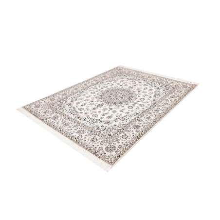 Tappeto Nain 6La Persia bianco grigio 162x210