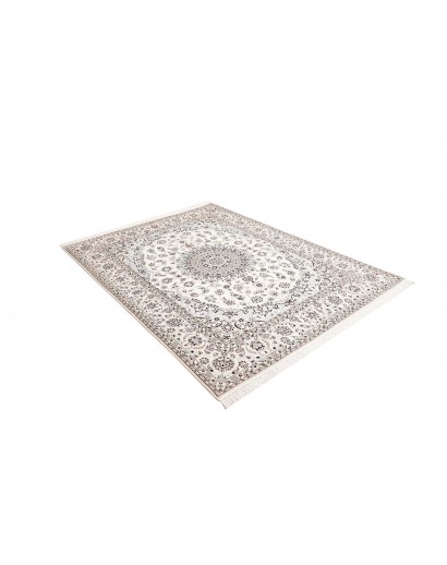 Tappeto Nain 6La Persia bianco grigio 162x210