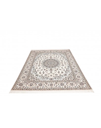 Tappeto Nain 6La Persia bianco grigio 162x210