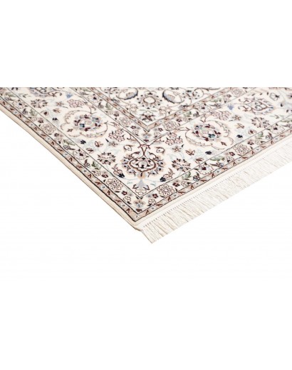 Tappeto Nain 6La Persia bianco grigio 162x210