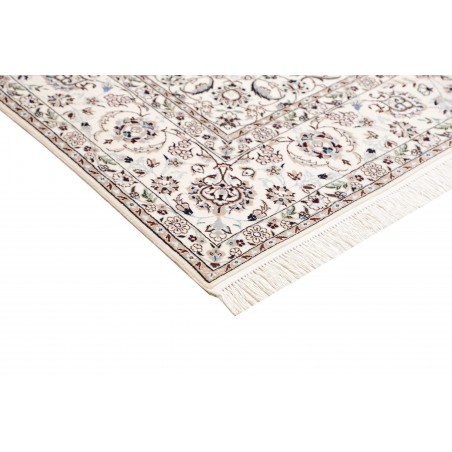 Tappeto Nain 6La Persia bianco grigio 162x210