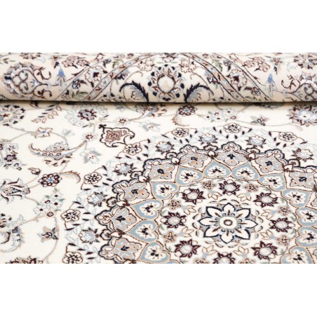 Tappeto Nain 6La Persia bianco grigio 162x210