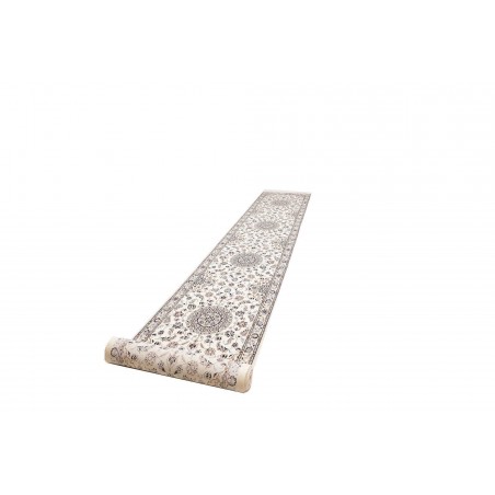 Tappeto Nain 6La Persia bianco grigio 80x600