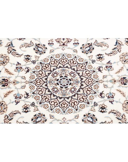 Tappeto Nain 6La Persia bianco grigio 80x600