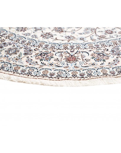 Tappeto Nain 6La Persia bianco grigio 258x258