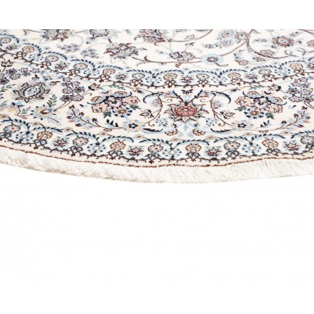 Tappeto Nain 6La Persia bianco grigio 258x258