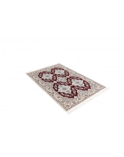Tappeto Nain 6La Persia bianco grigio 108x165
