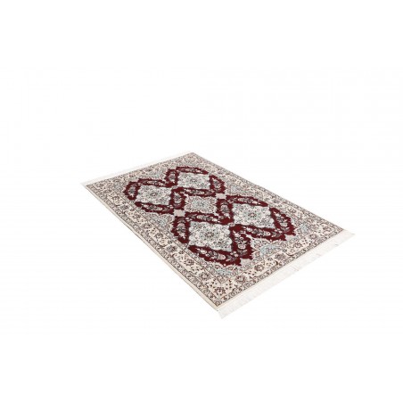 Tappeto Nain 6La Persia bianco grigio 108x165