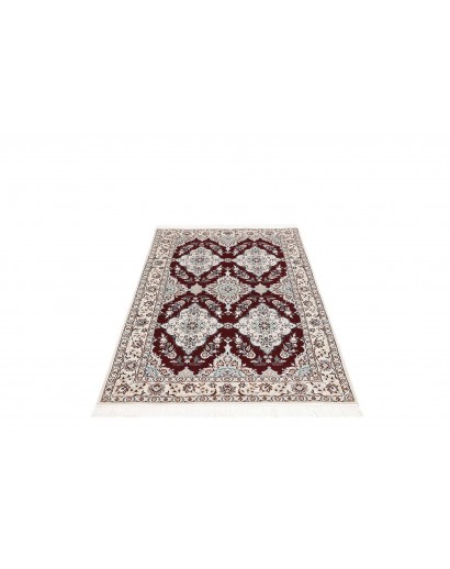Tappeto Nain 6La Persia bianco grigio 108x165