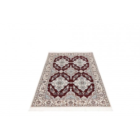 Tappeto Nain 6La Persia bianco grigio 108x165