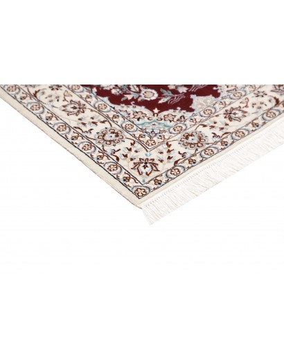 Tappeto Nain 6La Persia bianco grigio 108x165
