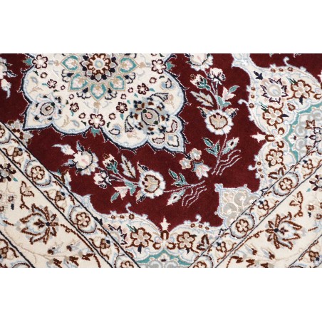 Tappeto Nain 6La Persia bianco grigio 108x165