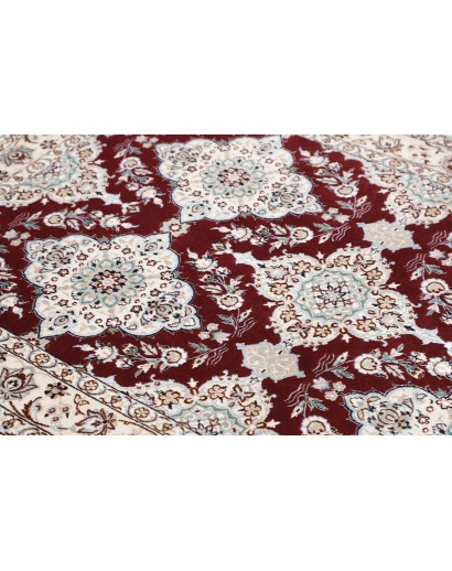 Tappeto Nain 6La Persia bianco grigio 108x165