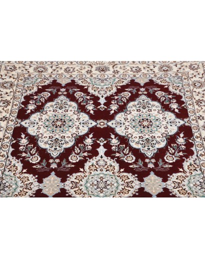 Tappeto Nain 6La Persia bianco grigio 108x165