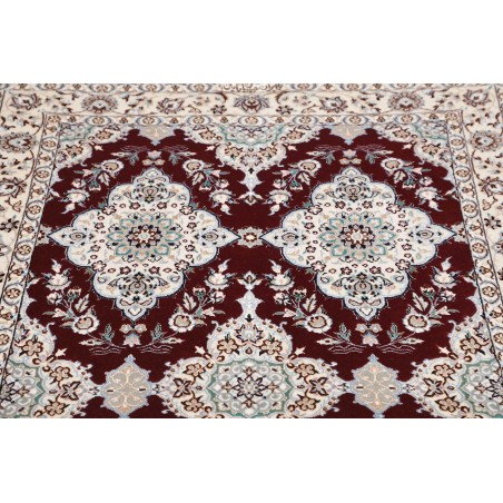 Tappeto Nain 6La Persia bianco grigio 108x165