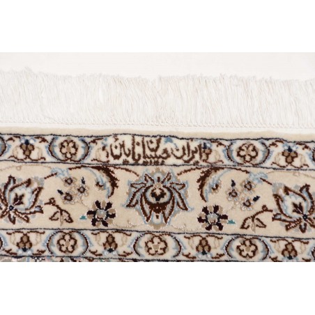 Tappeto Nain 6La Persia bianco grigio 108x165