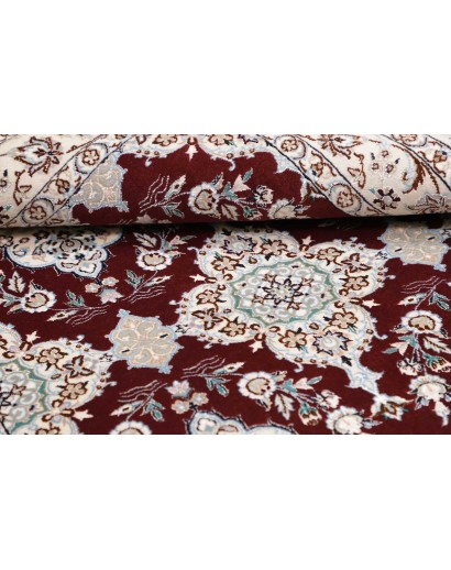 Tappeto Nain 6La Persia bianco grigio 108x165