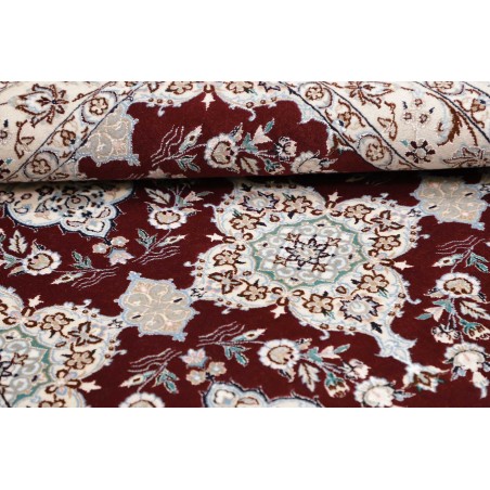 Tappeto Nain 6La Persia bianco grigio 108x165