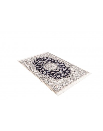 Tappeto Nain 6La Persia bianco grigio 103x152