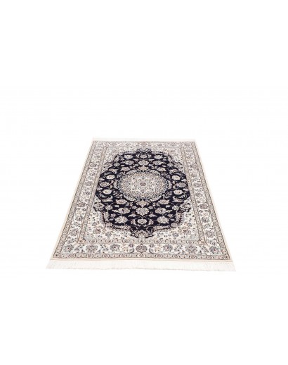 Tappeto Nain 6La Persia bianco grigio 103x152