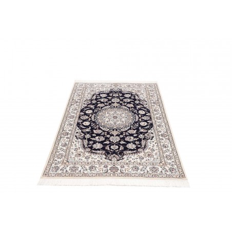 Tappeto Nain 6La Persia bianco grigio 103x152