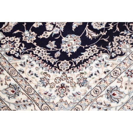 Tappeto Nain 6La Persia bianco grigio 103x152