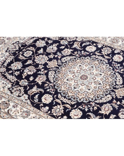Tappeto Nain 6La Persia bianco grigio 103x152