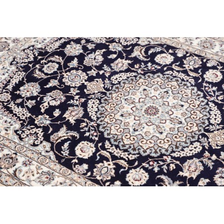 Tappeto Nain 6La Persia bianco grigio 103x152