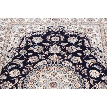 Tappeto Nain 6La Persia bianco grigio 103x152