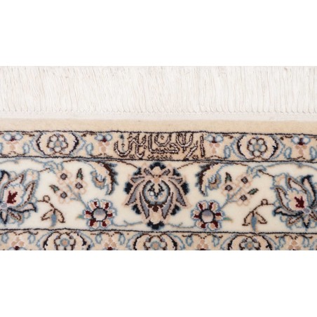 Tappeto Nain 6La Persia bianco grigio 103x152