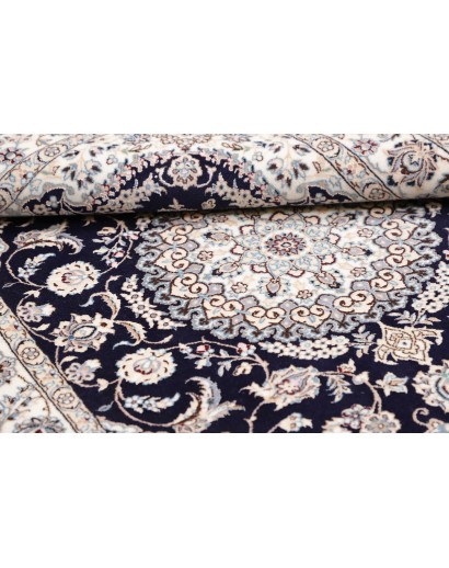 Tappeto Nain 6La Persia bianco grigio 103x152