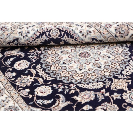 Tappeto Nain 6La Persia bianco grigio 103x152