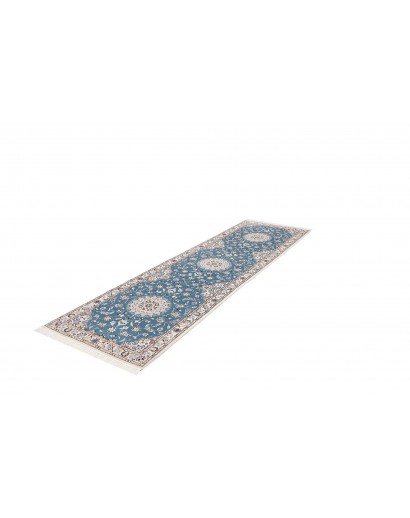 Tappeto Nain 6La Persia blu 90x309